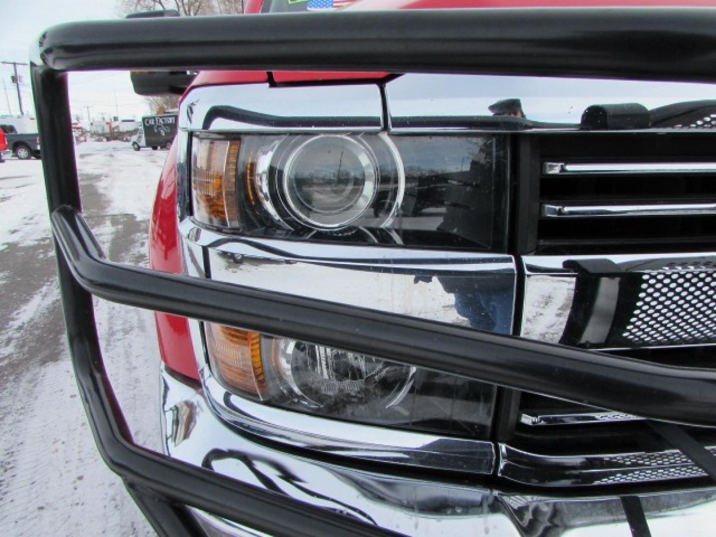 2017 Red /Gray Chevrolet Silverado 3500HD Work Truck Crew Cab Long Box 4WD (1GC4KYCG2HF) with an 6.0L V8 OHV 16V FFV engine, 6A transmission, located at 4562 State Avenue, Billings, MT, 59101, (406) 896-9833, 45.769516, -108.526772 - Photo#6